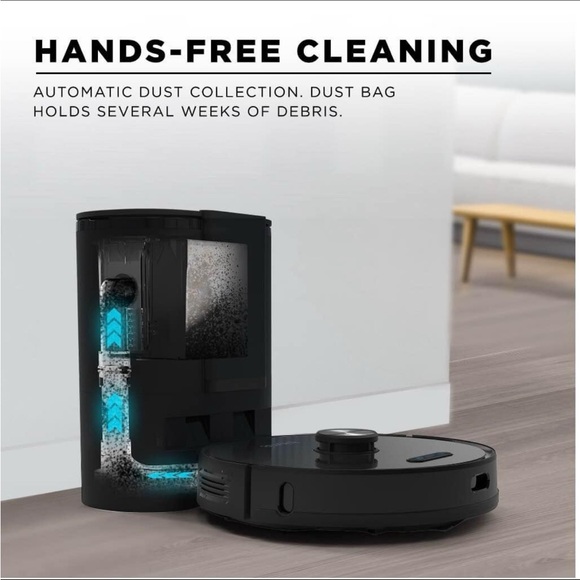 iHome AutoVac Nova Self Empty Robot Vacuum and Mop - Robotic Cleaning Vacuum - Picture 2 of 7